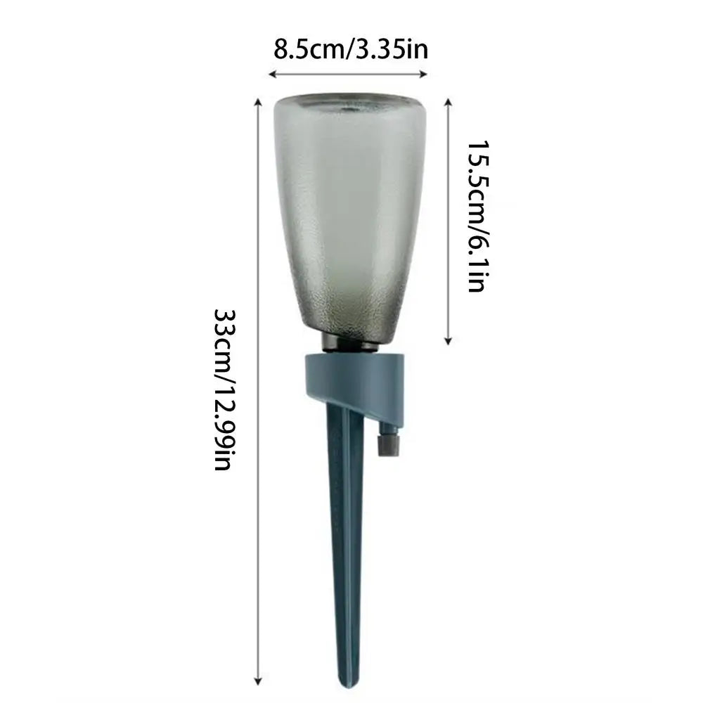6-Pack Automatic Plant Watering Spikes with Control Valve Plant Watering Spikes QXL Green