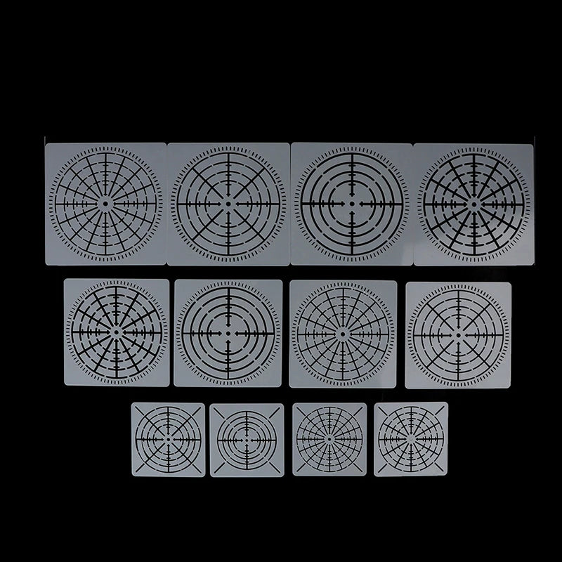 12-Pack Reusable Mandala Stencils | DIY Dotting Craft Templates Craft Stencil Set QXL
