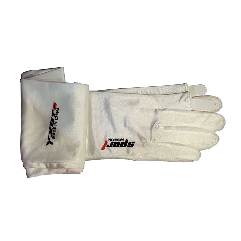 UV Ice Silk Arm Sleeves | Cycling, Fishing & Outdoor Sports UV Arm Sleeves QXL White