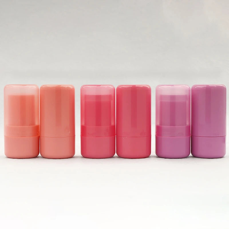 8g Empty Rotatable Lip Balm Tube with Lid | DIY PP Plastic Lip Balm Container QXL