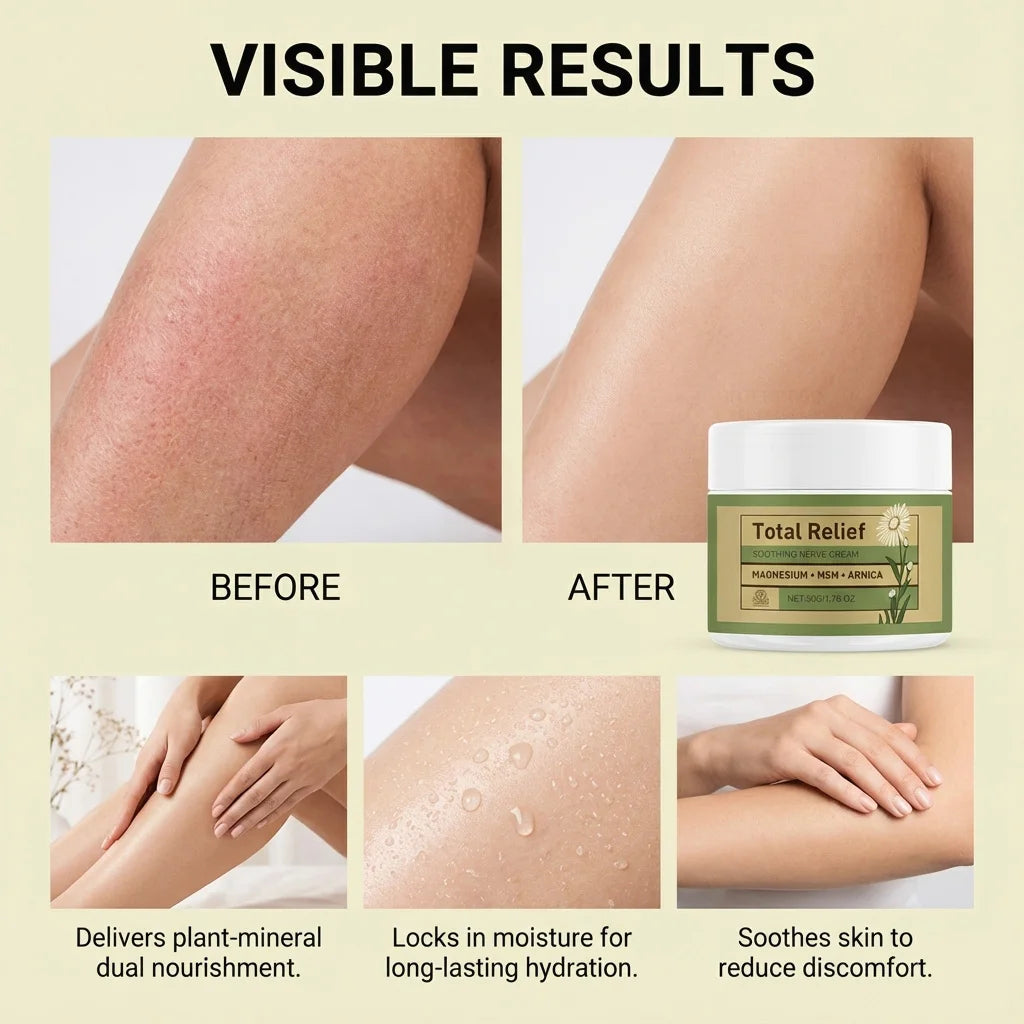 Magnesium MSM &amp; Arnica Deep Hydrating Body Cream 50g Hydrating Body Cream QXL