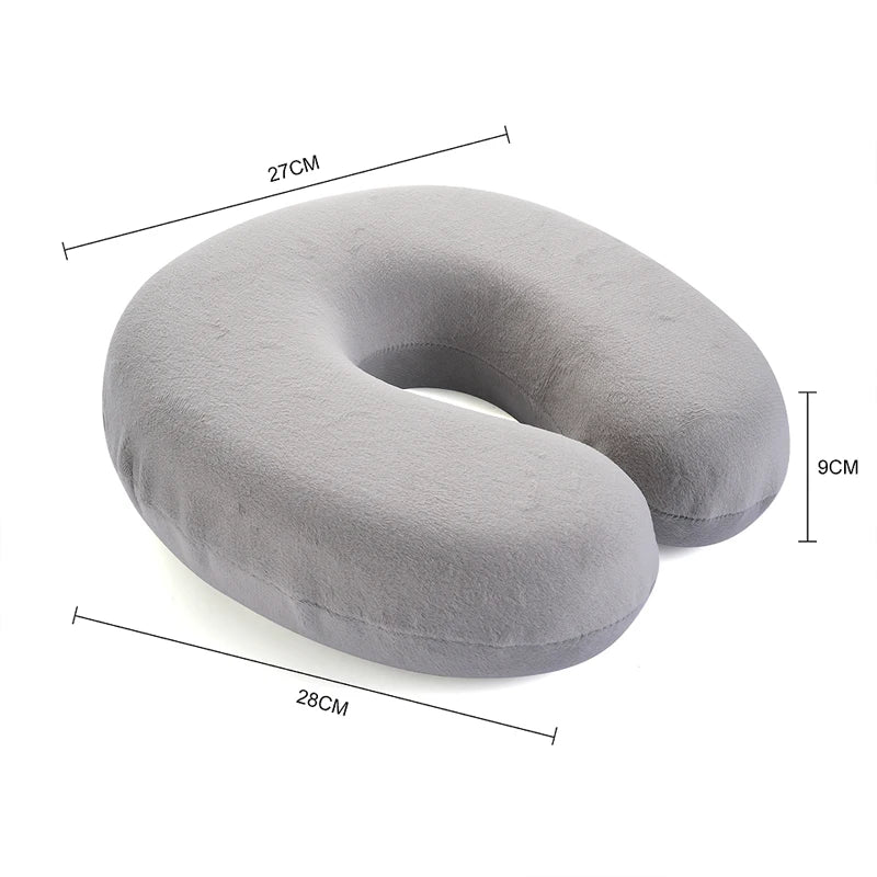 U-Shaped Memory Foam Eyelash Extension Pillow | Neck Support Lash Extension Pillow QXL
