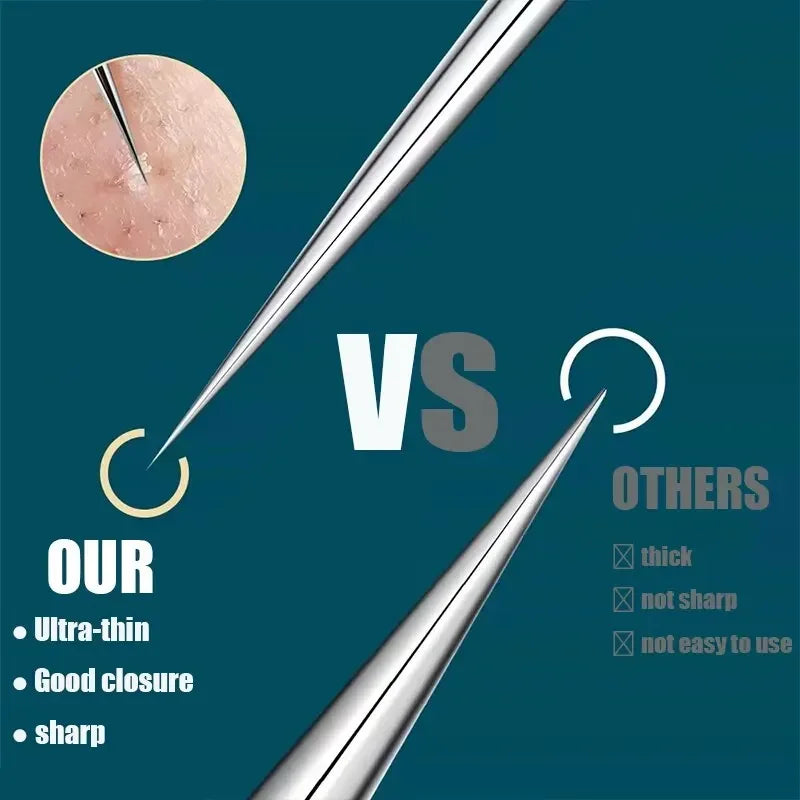 11-Piece Blackhead Extractor Tool Kit | Stainless Steel Set Blackhead Extractor Kit QXL