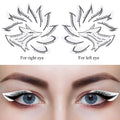 4-Piece Eyebrow & Eyeliner Stencil Set | Eye Makeup Templates Eye Makeup Stencil QXL No.1