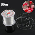 50m Clear Invisible Nylon Thread for Balloons & Party Decor Craft Thread & Wire QXL Other