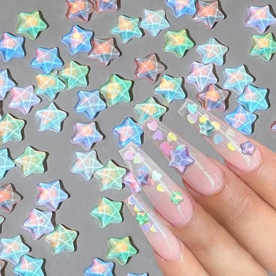 20-Pack 3D Kawaii Jellyfish Flatback Resin Nail Art Charms Nail Art Charms QXL 20pcs