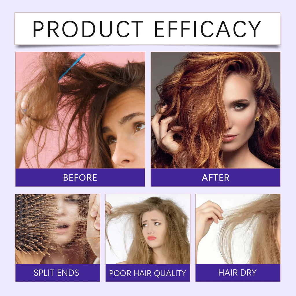 HOEGOA Keratin Hair Smoothing Cream | Frizz Control 250g Keratin Hair Cream QXL
