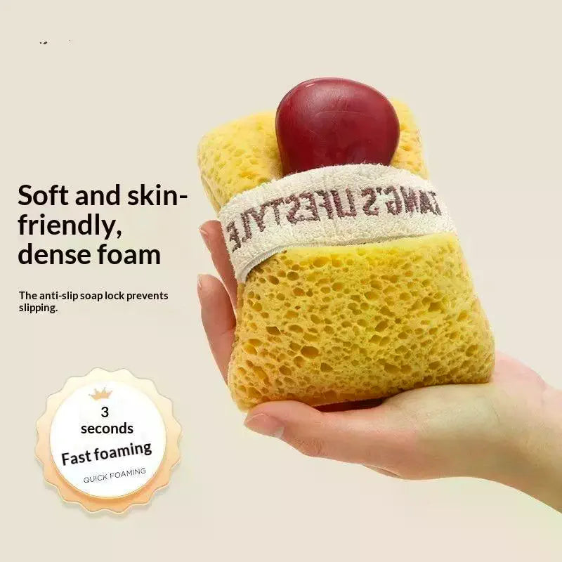 Ultra Soft Bath Sponge | Fast Foaming Body Scrubber Bath Sponge Scrubber QXL
