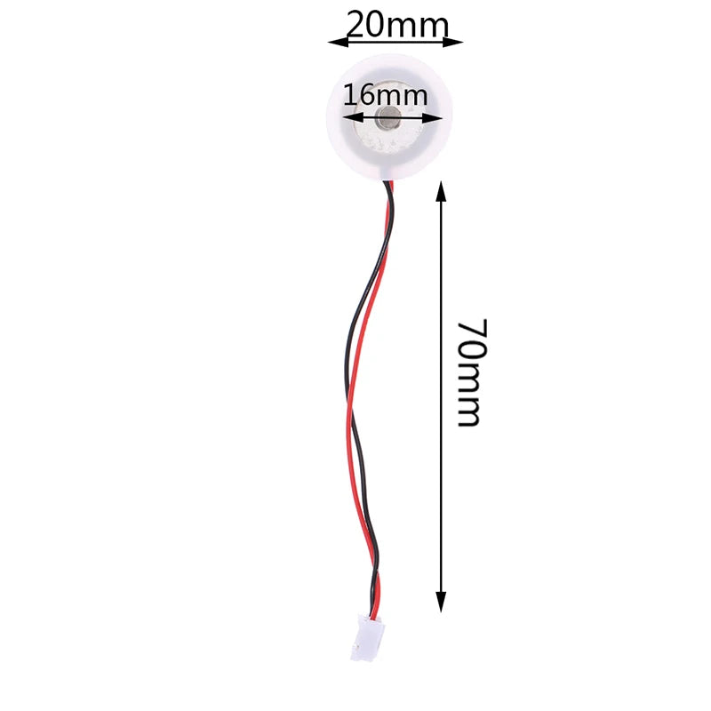 5-Pack 16mm Ultrasonic Atomizer Film Plates | Mist Maker Ultrasonic Transducer Disc QXL one size