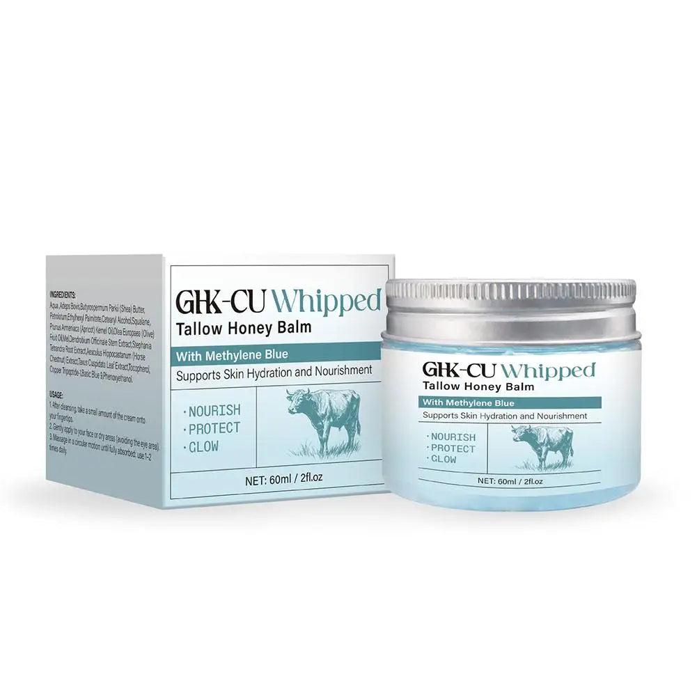 GHK-Cu Copper Peptide Tallow & Manuka Honey Face Balm 60g Face & Body Balm QXL 60ml