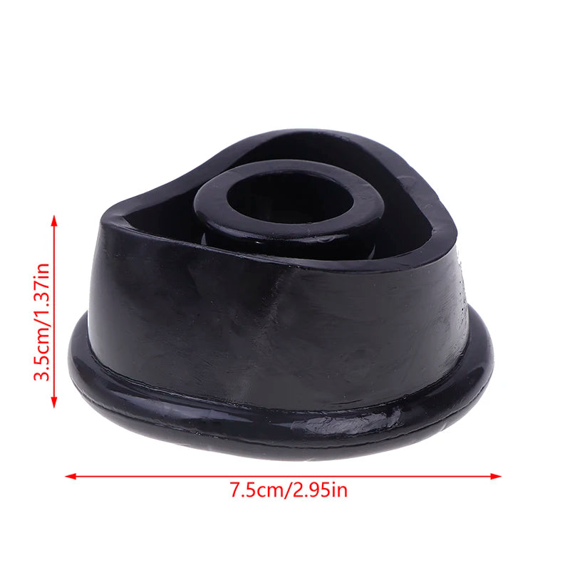 Universal Silicone Cylinder Seal Sleeve Ring – Clear & Black Silicone Seal Ring QXL