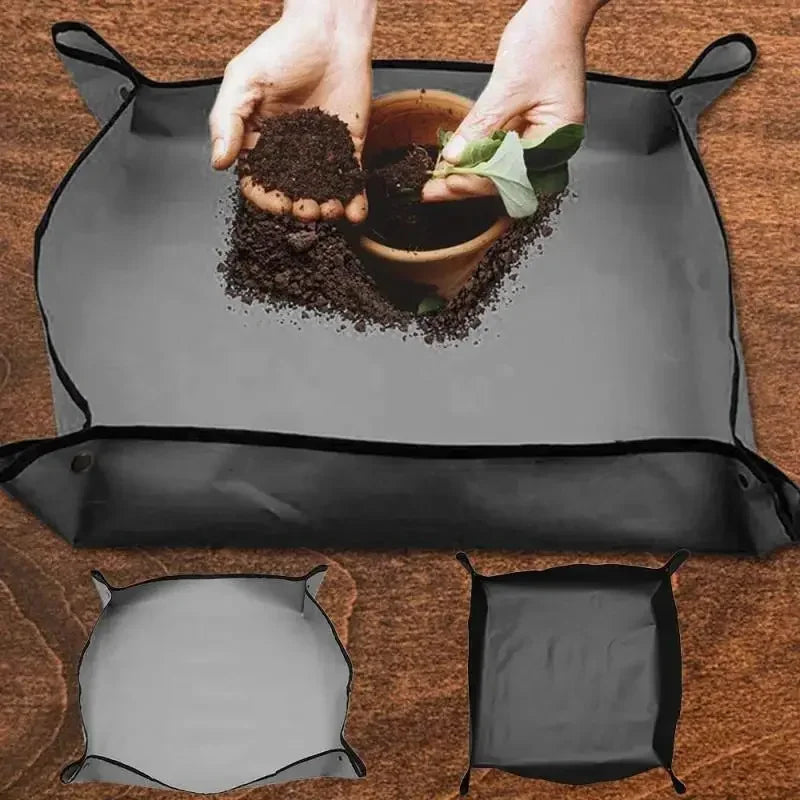 Waterproof Foldable Gardening Mat | Oxford Plant Potting Pad Gardening Mat QXL