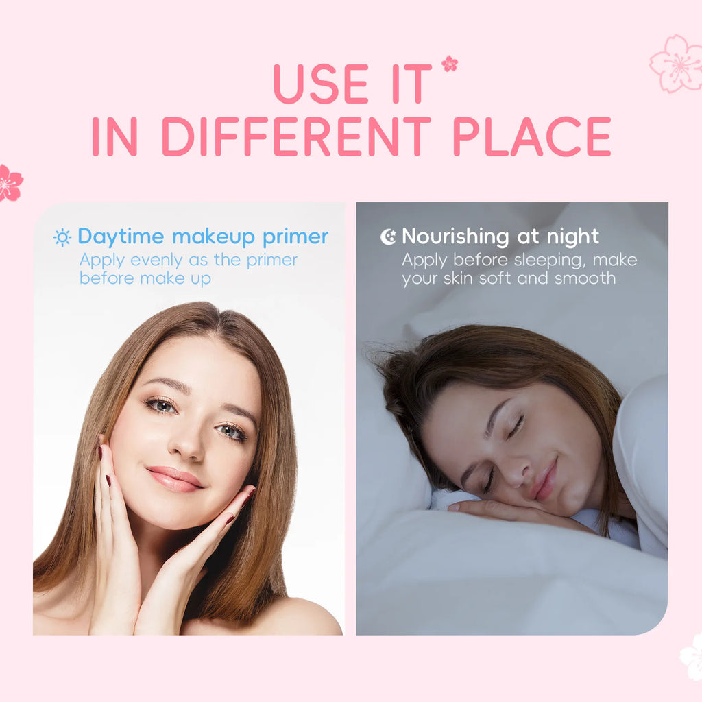 LAIKOU Sakura Hydrating Face Cream | Niacinamide & Vitamin C Hydrating Face Cream QXL