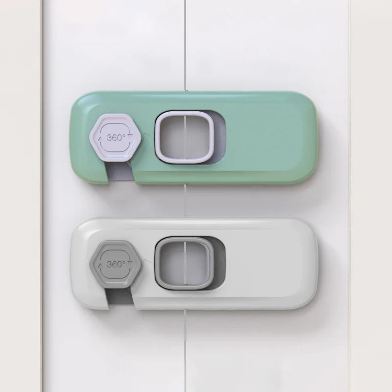 3-Pack Baby Safety Cabinet & Fridge Locks | Child-Proof Latch Baby Safety Lock QXL