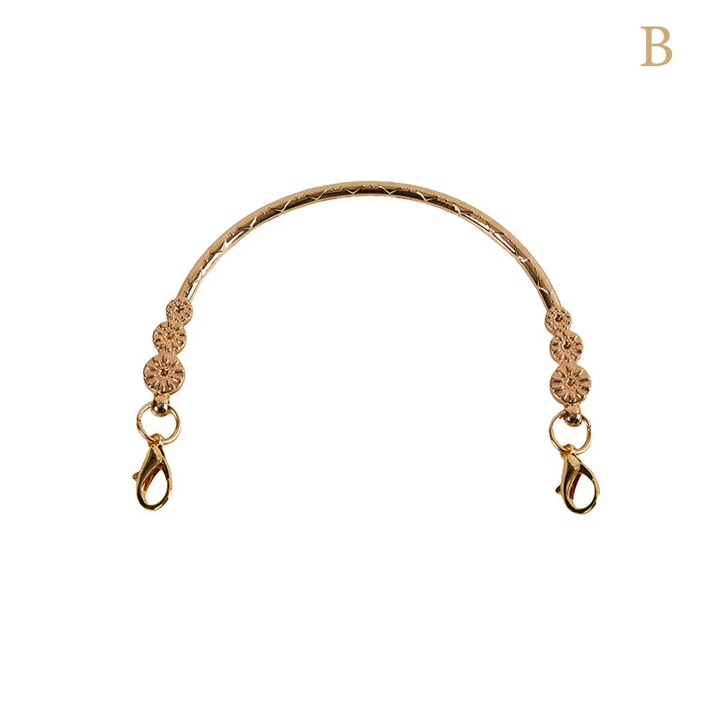 11cm Round Metal Bag Frame Handle | DIY Purse Clasp Hardware Bag Frame Handle QXL B