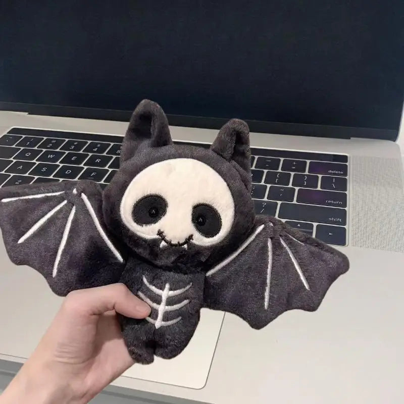 Kawaii Plush Skull Bat Keychain | Halloween Bag Charm Pendant Plush Keychain Pendant QXL Default Title
