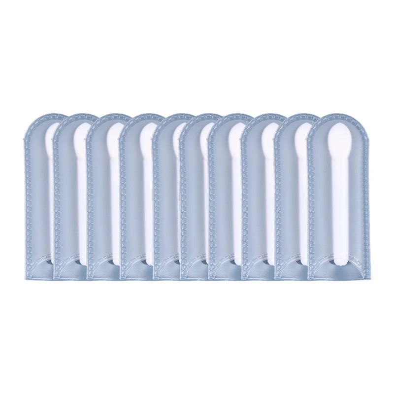 10-Pack Mini Silicone Lip Brush Set | Portable Applicators Lip Applicator Brush QXL Type 1