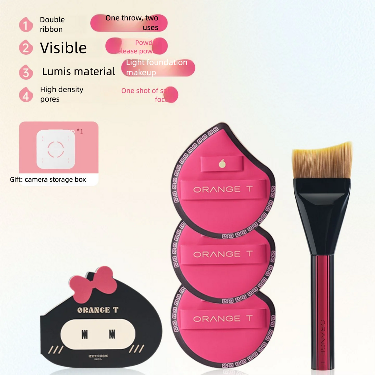 3-Pack Super Soft Sponge Powder Puffs | Foundation Makeup Puff Makeup Sponge Puff QXL