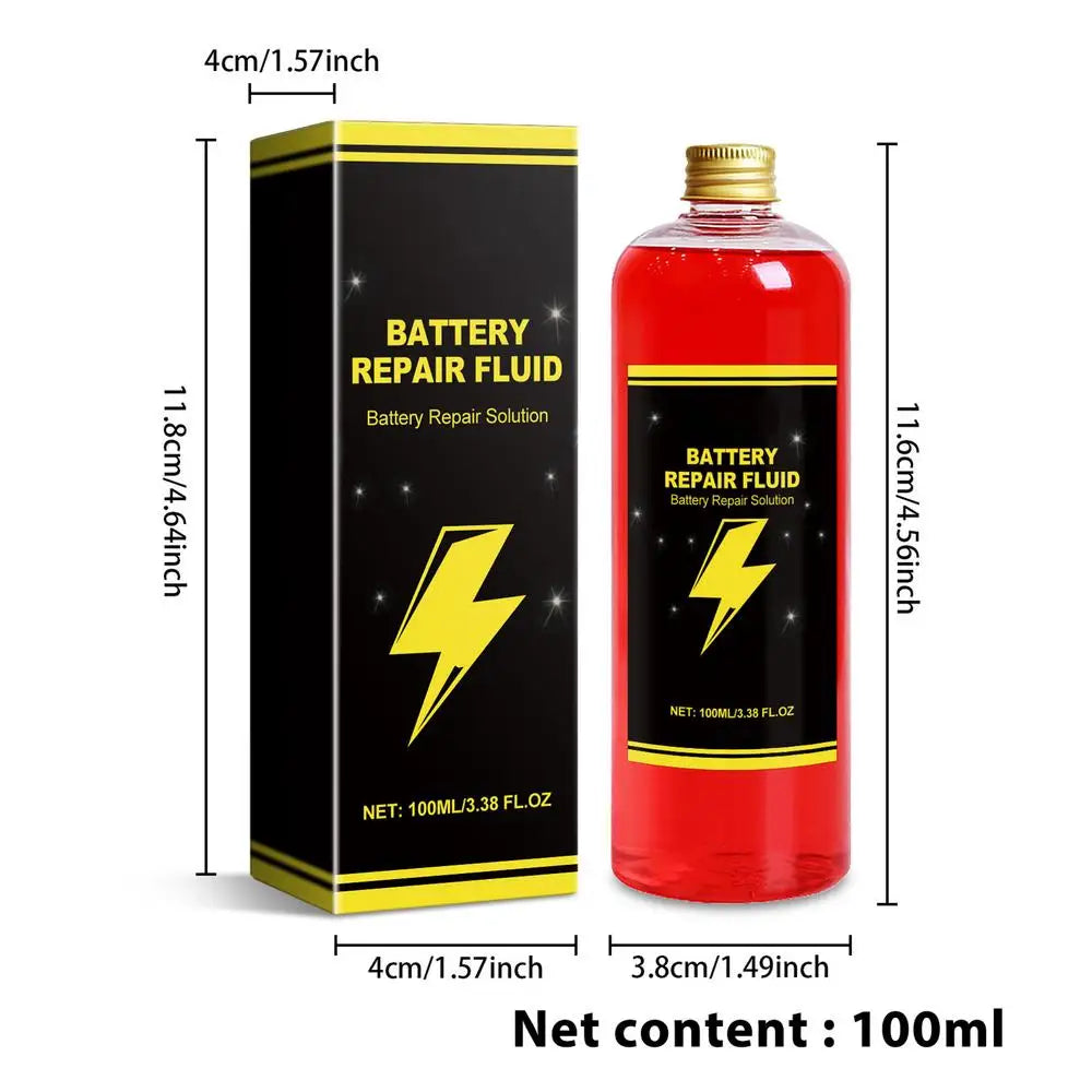 Car Battery Repair Fluid | 100ml Battery Restore Boosting Agent Battery Repair Fluid QXL 100ml
