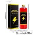 Car Battery Repair Fluid | 100ml Battery Restore Boosting Agent Battery Repair Fluid QXL 100ml