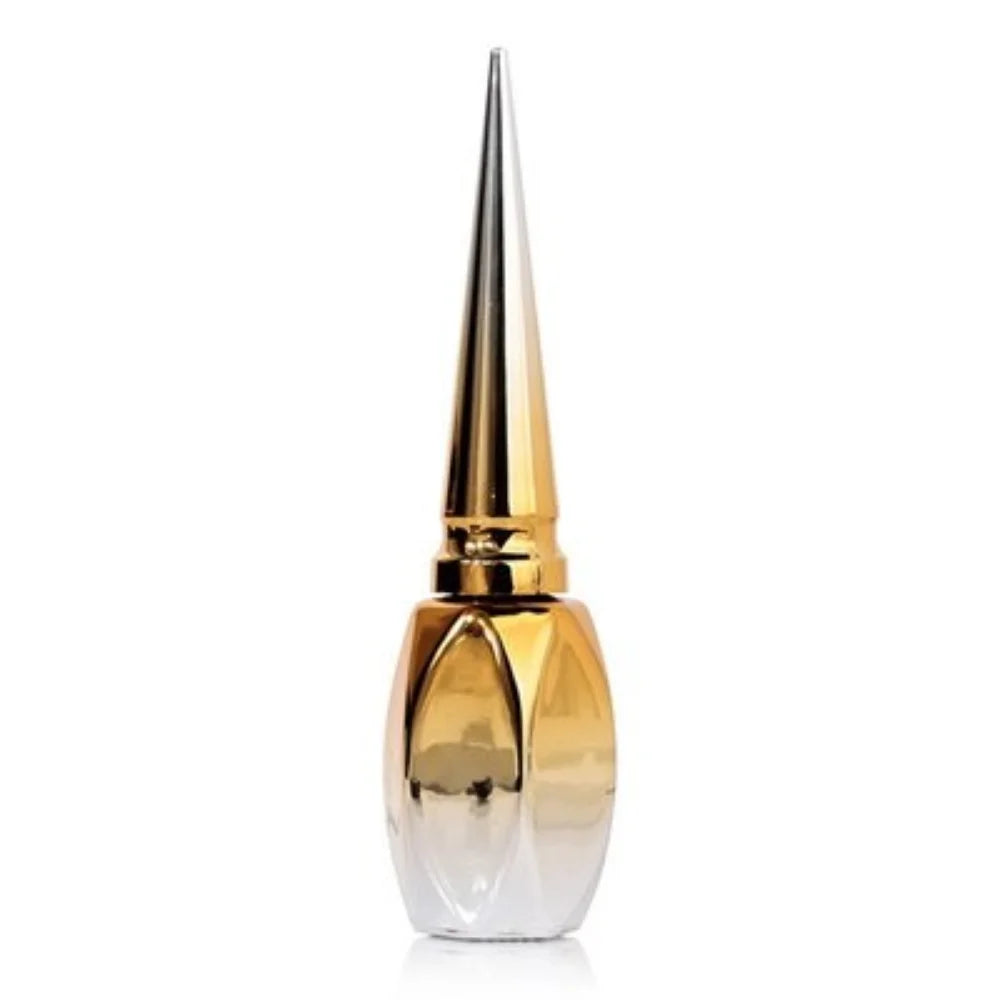 15ml Empty Glass Nail Polish Bottles | Gold & Blue Cap Set Nail Polish Bottles QXL