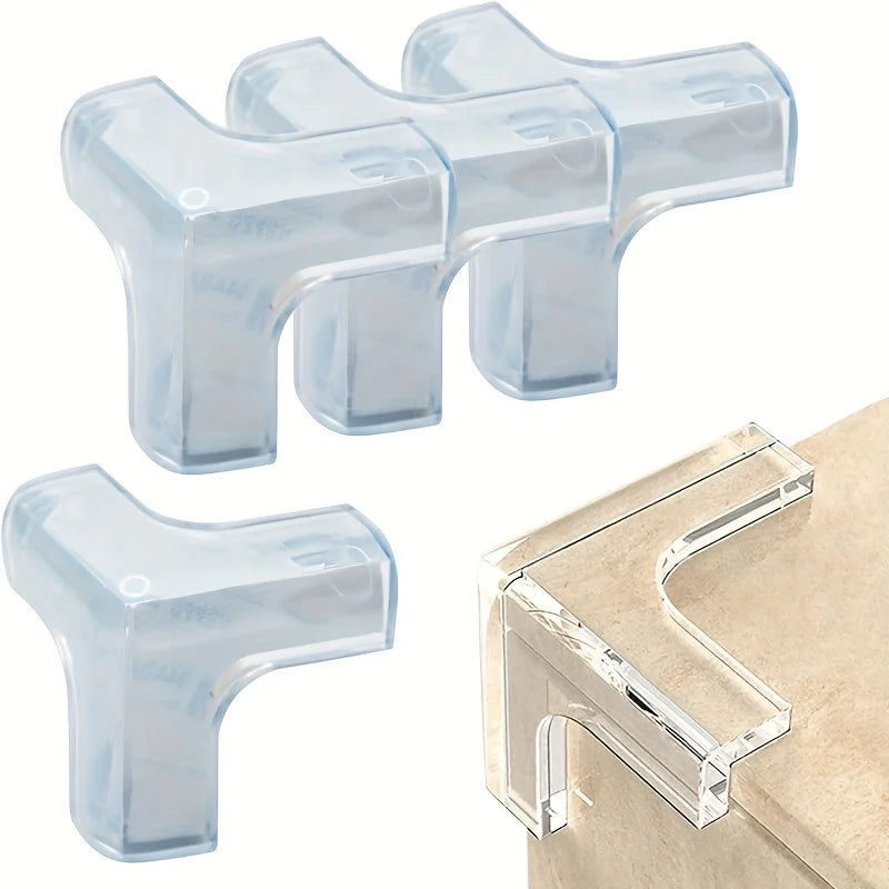Clear Silicone Corner & Edge Protectors | Safety Guards Corner Edge Guards QXL