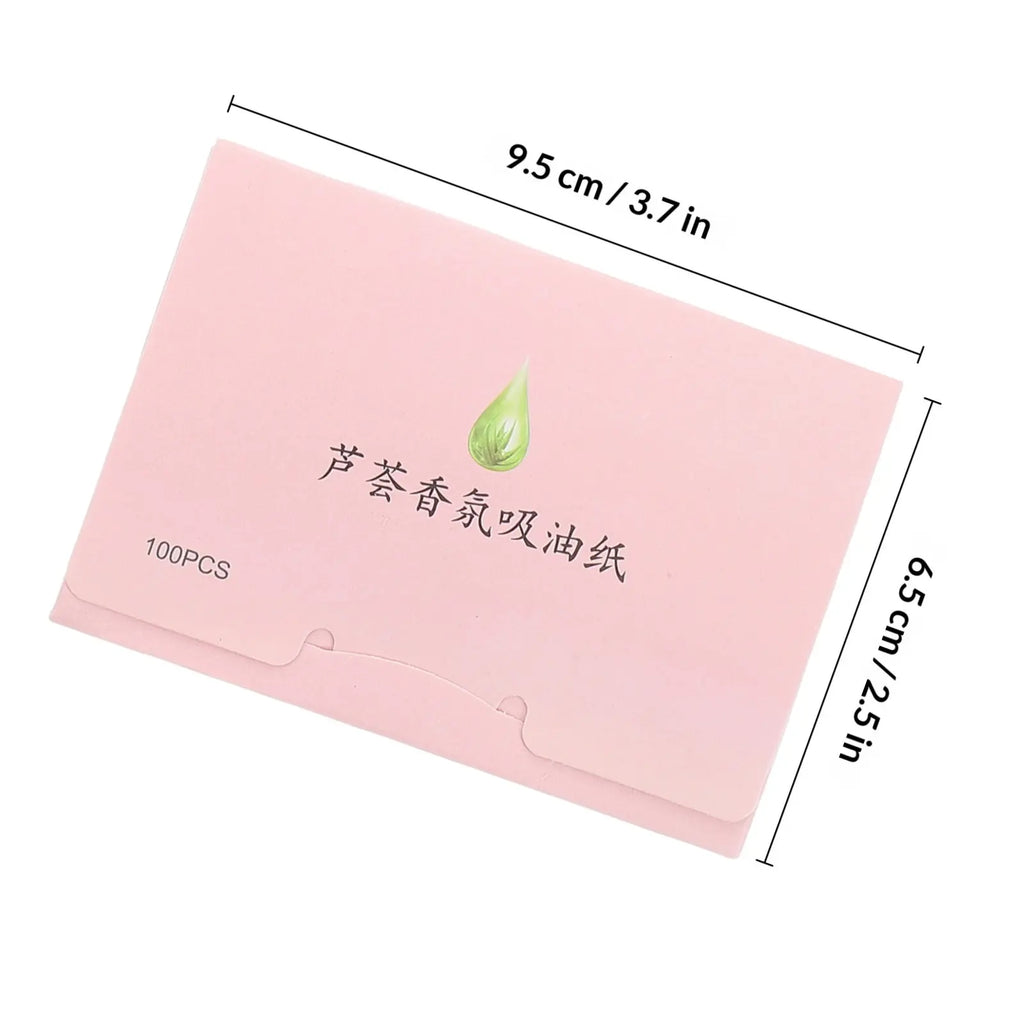 4-Pack Facial Oil Blotting Sheets | 400 Oil Absorbing Papers Facial Blotting Sheets QXL