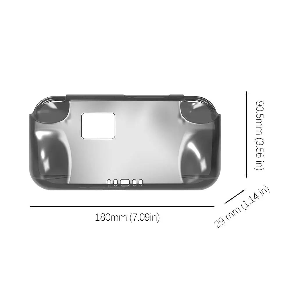 Anbernic RG476H TPU Protective Case – Clear & Translucent Black Console Protective Case QXL