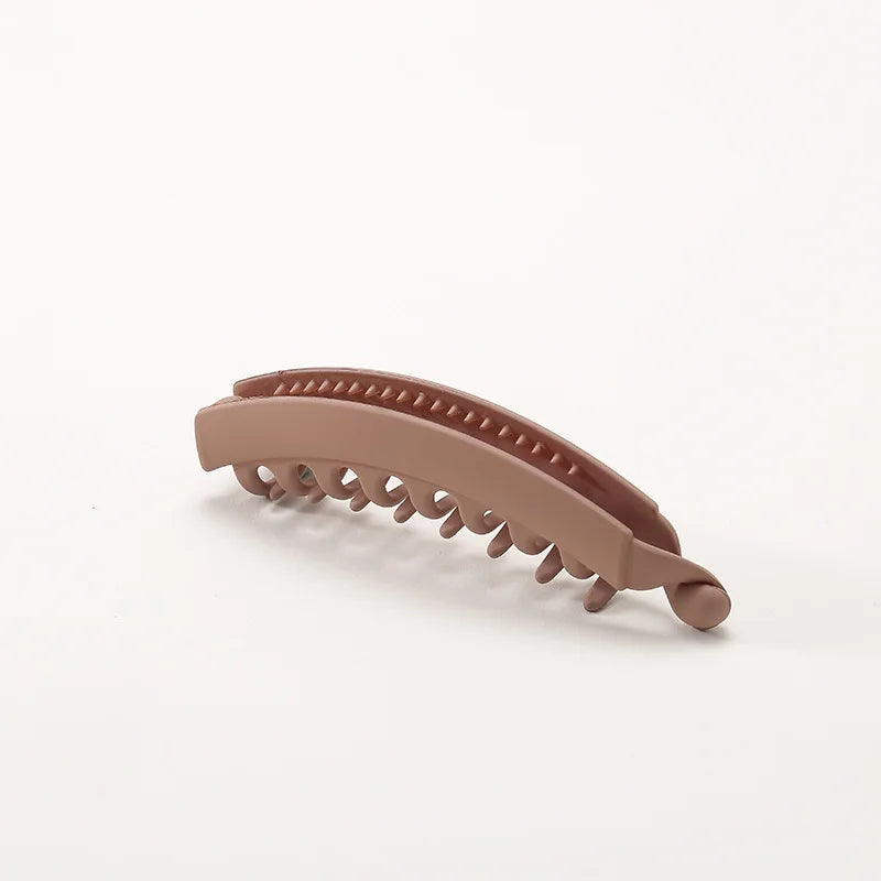 Frosted Banana Claw Clip | Korean Hair Clip 6 Colors Banana Claw Hair Clip QXL NO.7 L