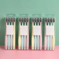4-Pack Adult Soft Bristle Wide Head Toothbrushes | Macaron Manual Toothbrush QXL 4pcs-1 box