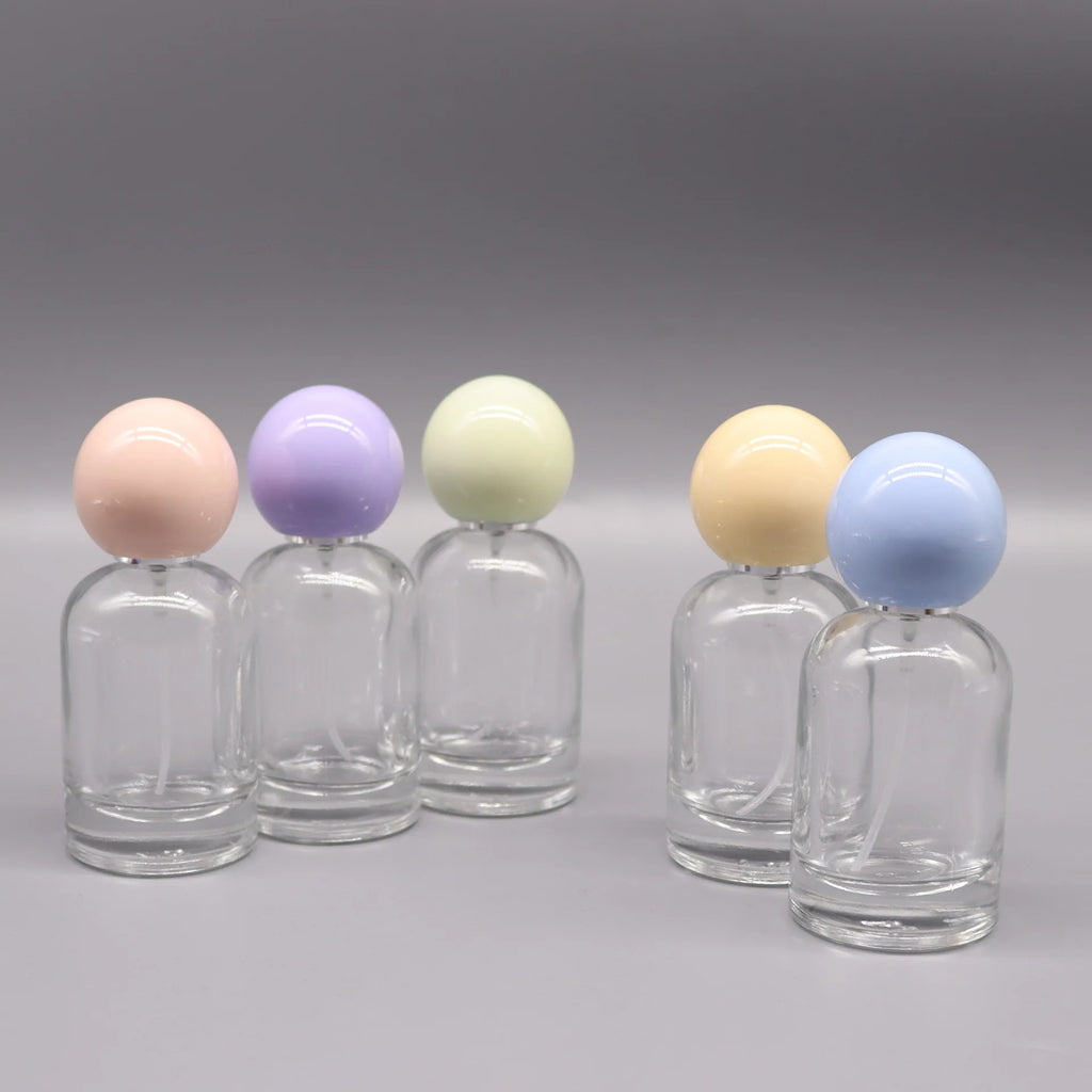 30ml Glass Perfume Spray Bottle | Refillable Atomizer Ball Lid Perfume Atomizer Bottle QXL