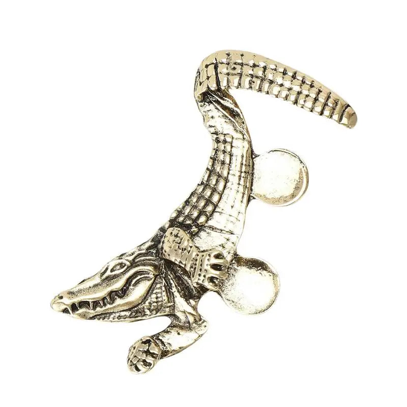 Vintage Crocodile & Octopus Men's Suit Lapel Brooch Pin Lapel Brooch Pin QXL