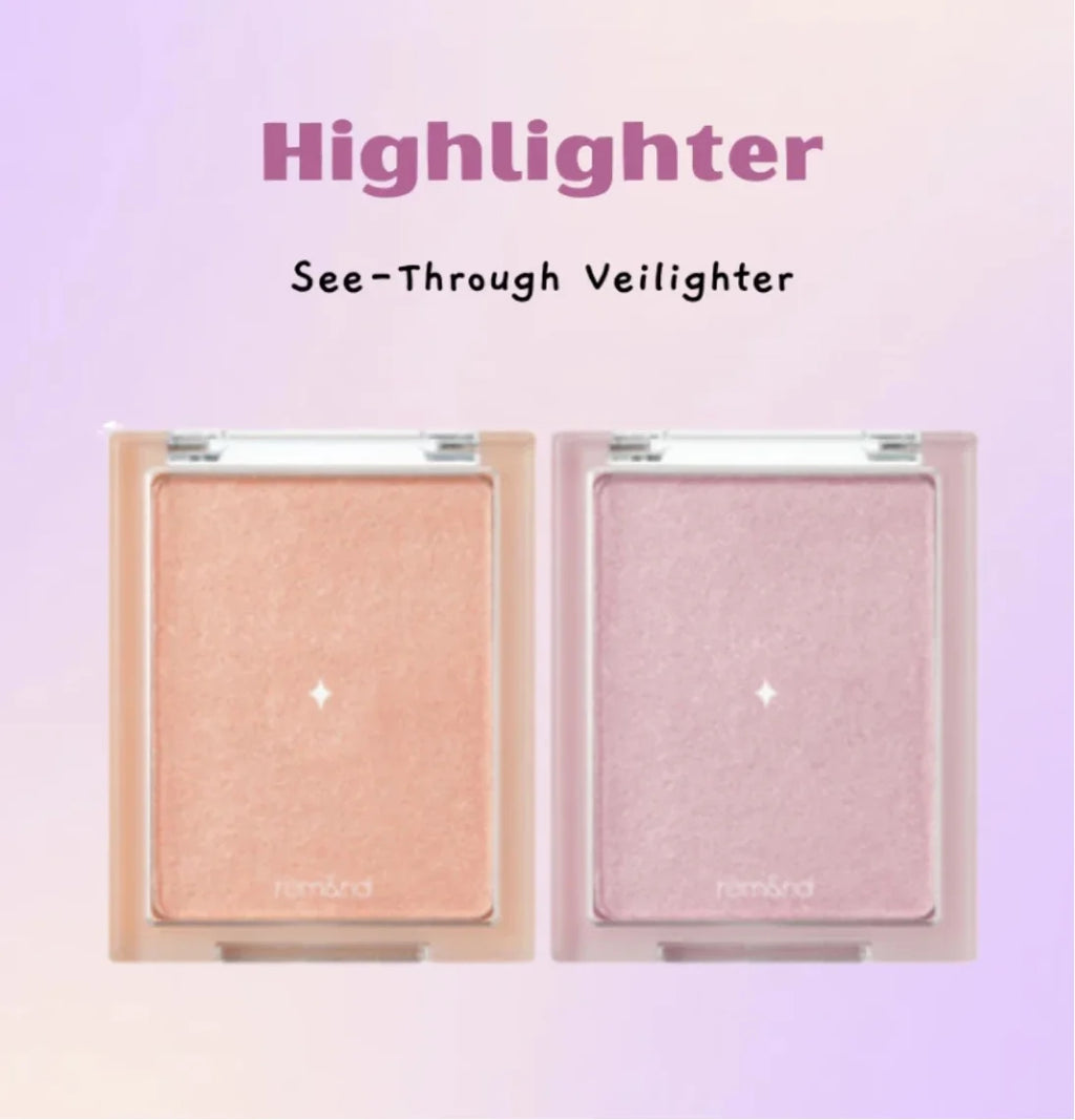 rom&nd See Through Veilighter Face Highlighter – Glow Powder Face Highlighter Powder QXL
