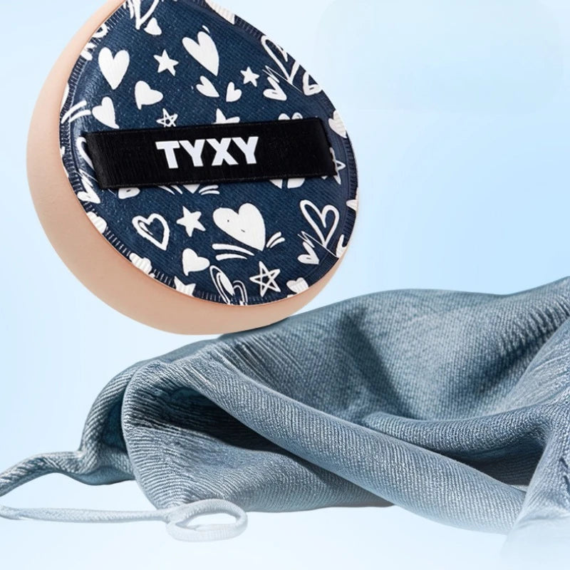 Denim Cosmetic Puff – Large Foundation & Concealer Sponge Makeup Sponge Puff QXL