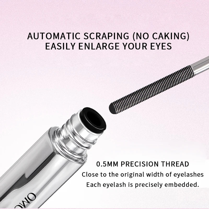 GECOMO Waterproof Curling Mascara – Volume & Lash Separation Curling Mascara QXL