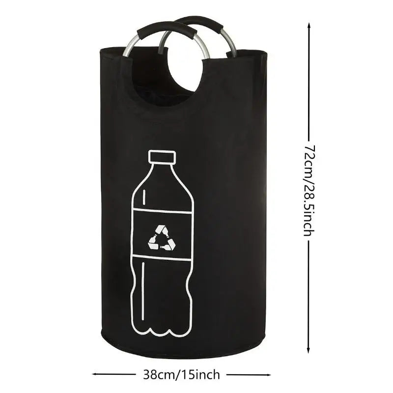 82L Foldable Recycling Bag | Large Bottle Storage Bin Recycling Storage Bag QXL 1pcs