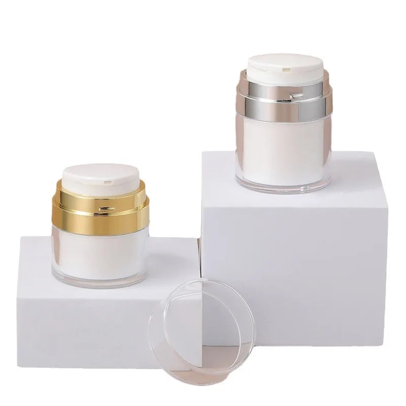 Airless Pump Jar Refillable Cream & Lotion Bottle 15–100ml Airless Pump Jar QXL
