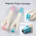 Hand Finger Joint Roller Massager | Acupressure Tool Hand Roller Massager QXL blue