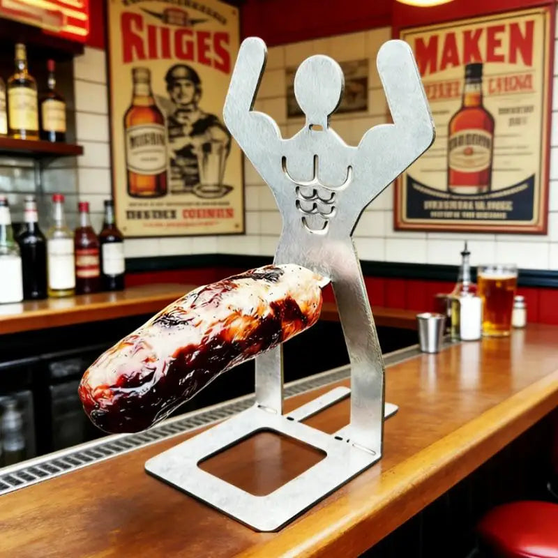 Stainless Steel Hot Dog Grill Rack | BBQ Sausage Roaster BBQ Grill Rack QXL