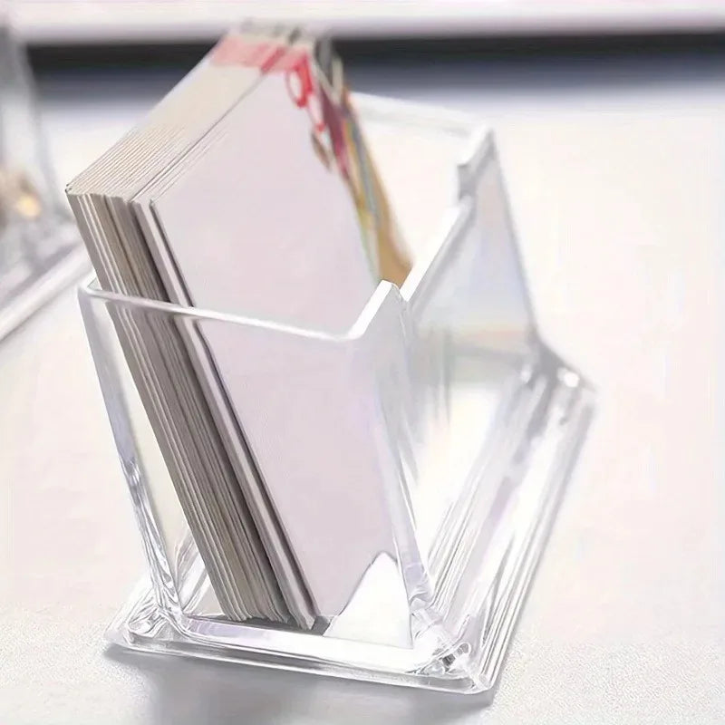 Large Capacity Business Card Storage Box | Plastic Organizer Business Card Organizer QXL