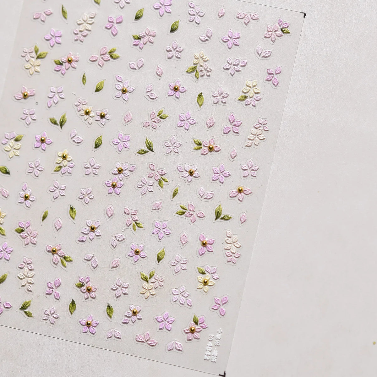 5D Osmanthus Floral Nail Art Stickers | Vintage Postmark Decals Nail Art Stickers QXL TO4842