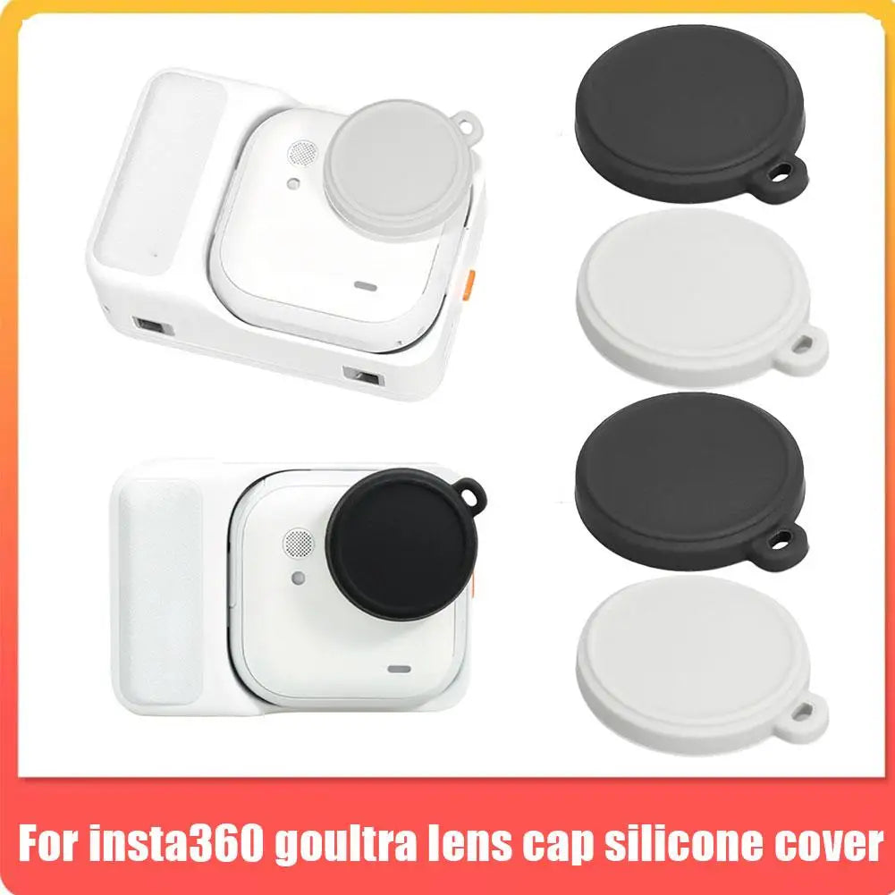 Insta360 Go Ultra Silicone Lens Cover 3-Pack | Anti-Drop Cap Camera Lens Cap QXL