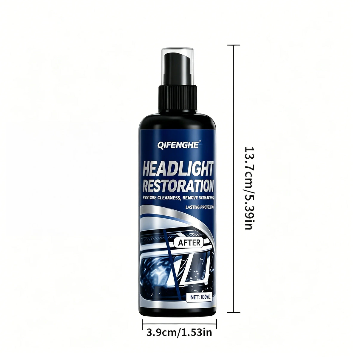 Headlight Restoration Spray – Remove Yellowing & Oxidation Headlight Restoration Spray QXL