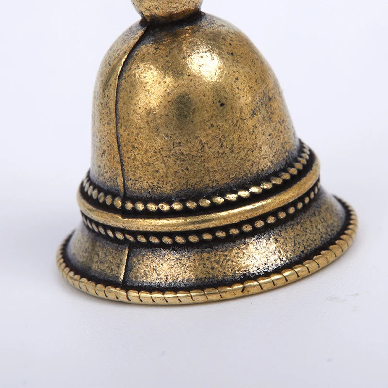 Tibetan Bronze Vintage Wind Bell | Copper Hand Bell Decorative Wind Bell QXL