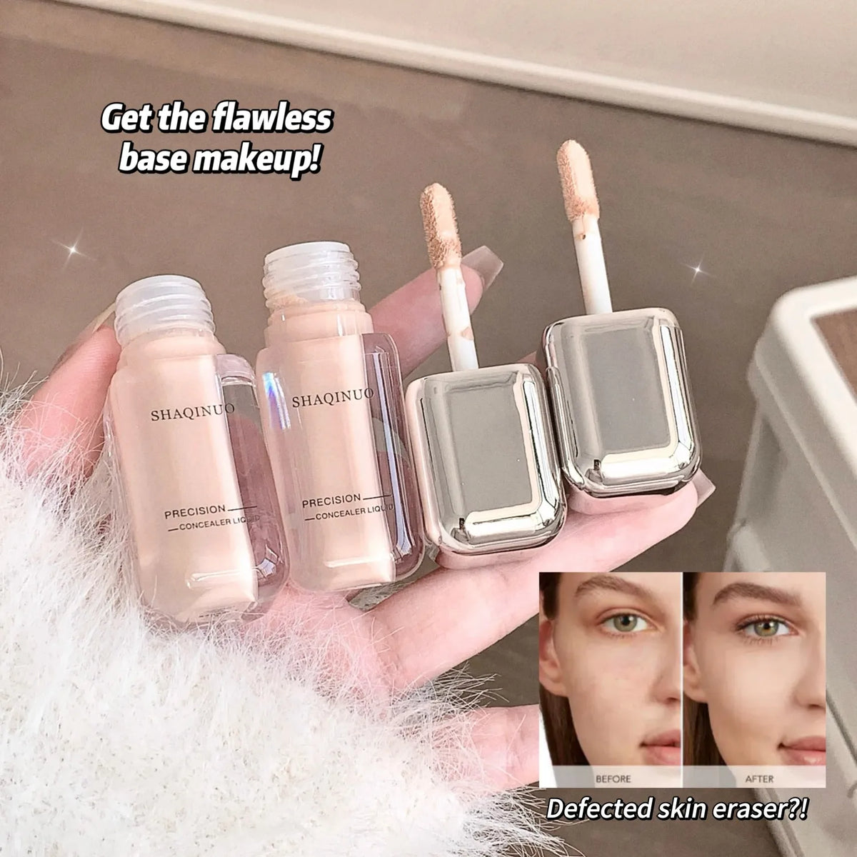 Multi-Use Face Concealer Cream – Natural Finish & Brightening Face Concealer Cream QXL