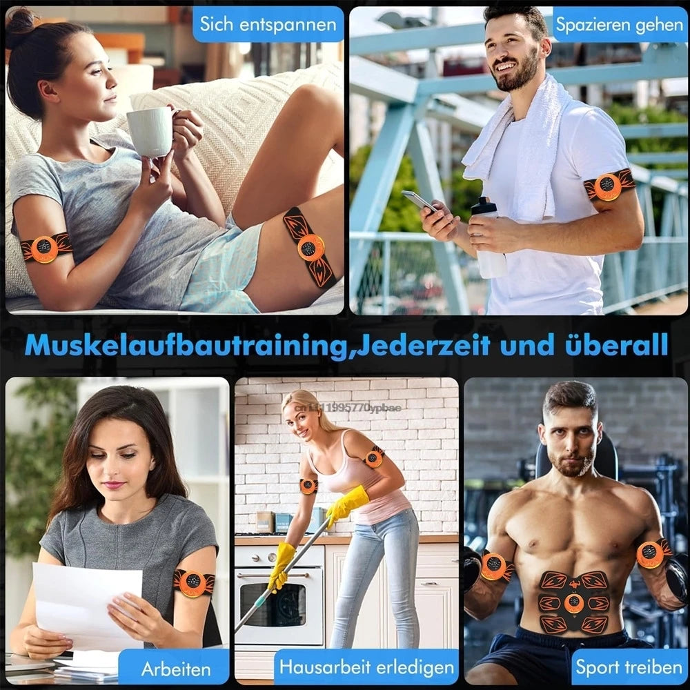 EMS Wireless Muscle Stimulator – Abs, Glutes & Waist Trainer EMS Muscle Stimulator QXL