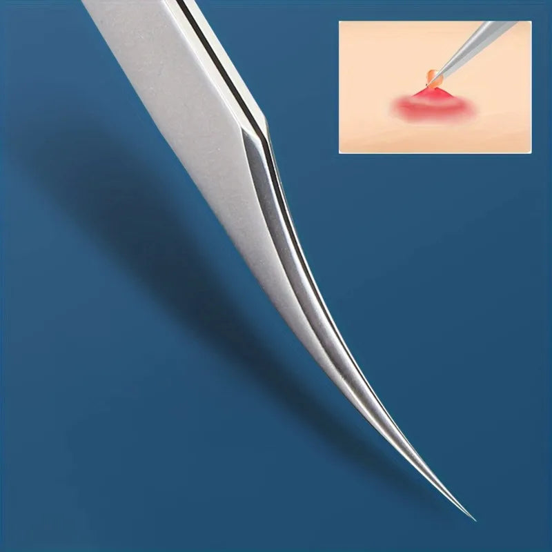 Stainless Steel Dolphin Clip Eyelash Tweezer | Precision Tool Eyelash Tweezer QXL