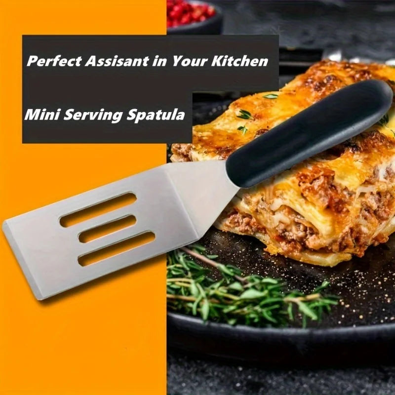 Mini 3-in-1 Stainless Steel Spatula – Cutter, Turner & Server Kitchen Spatula QXL