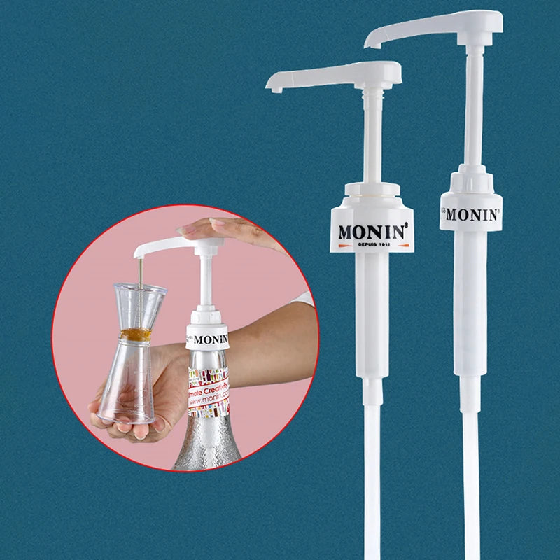 1L Coffee Syrup Dispenser Pump | 10ml Liquid Pump Black Syrup Dispenser Pump QXL
