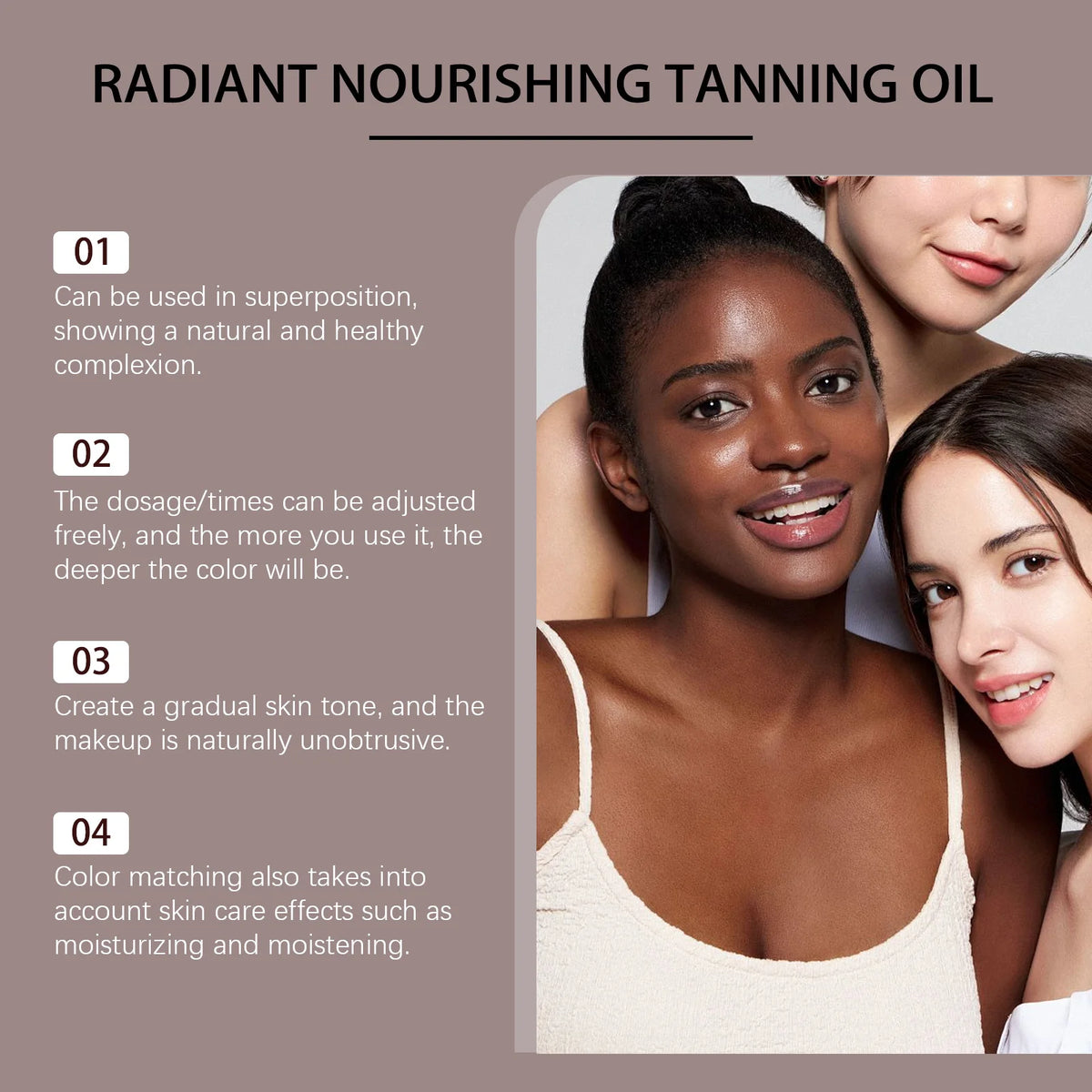 Hoygi Bronzing Tanning Oil – Nourishing Self-Tan Glow 120ml Self Tanning Oil QXL